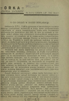 Orka "Prawda Zwycięży". R. 2, nr 3=11 (czerwiec-lipiec 1942)