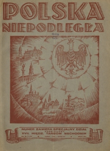 Polska Niepodległa : czasopismo poświęcone kulturze, historii, sprawom społecznym i pracy państw.-twórczej R. 7, Nr 6/7/8 (czerwiec/lipiec/sierpień 1937)