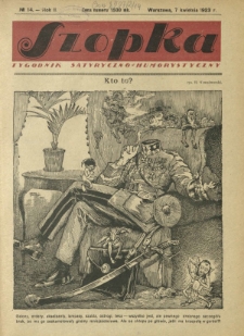 Szopka : widowisko co tydzień R. 2, Nr 14 (7 kwietnia 1923)