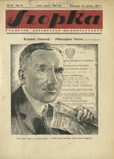Szopka : widowisko co tydzień R. 2, Nr 25 (23 czerwca 1923)