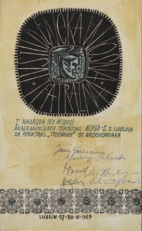 IV Studencka Wiosna Teatralna (27-30.03.1969) - "Trismus"