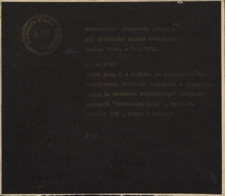 VII Studencka Wiosna Teatralna (28.04-1.05.1972) - "Spojrzenia Tadeusza Różewicza - przygotowanie do wieczoru autorskiego"