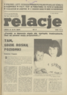 Relacje : tygodnik wschodni. 1989, nr 27 (20-26 lipiec)