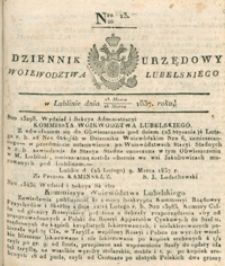 Dziennik Urzędowy Wojew&oacute;dztwa Lubelskiego 1837, Nr 13 (13/25 marz.)