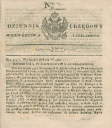 Dziennik Urzędowy Województwa Lubelskiego 1835, Nr 7 (6/18 luty)
