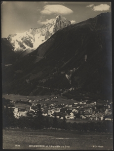 Chamonix et l'Alguilie du Dru