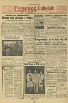 Express Lubelski i Wołyński R. 17, Nr 187 (9 lipca 1939)