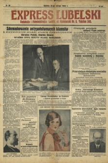 Express Lubelski R. 6, Nr 56 (sobota, 25 lutego 1928)