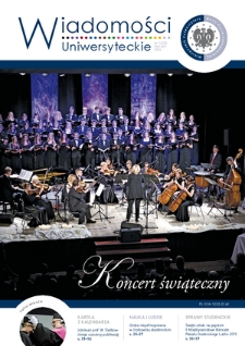 Wiadomości Uniwersyteckie. R. 26, nr 1=220 (styczeń 2016)