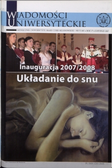 Wiadomości Uniwersyteckie R. 17, nr 7=140 (listopad 2007)