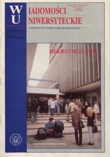 Wiadomości Uniwersyteckie R. 8, nr 4/5=51/51 (1998)