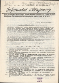 Informator Strajkowy Nr 1 (25 marz. 1981)