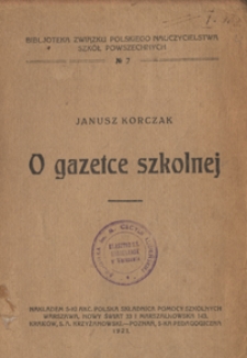 O gazetce szkolnej