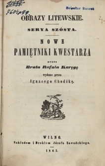 Nowe pamiętniki kwestarza