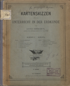 Kartenskizzen für den Unterricht in der Erdkunde. Kursus 2 - Europa