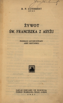 Żywot św. Franciszka z Asyżu