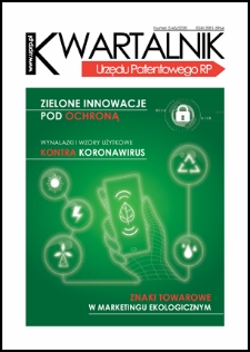 Kwartalnik Urzędu Patentowego RP / redaktor naczelny Anna Szymańska-Kwiatkowska.2020, nr 2=45