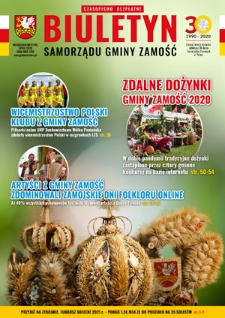 Biuletyn Samorządu Gminy Zamość nr 5=135 (lipiec 2020)