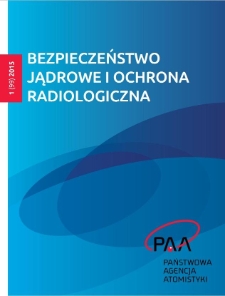 Bezpieczeństwo Jądrowe i Ochrona Radiologiczna. - 2015, nr 1=99