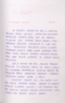 Requiem, Filharmonia Lubelska, 15.12.1995 r.