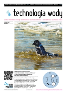 Technologia Wody : systemy zaopatrzenia w wodę, oczyszczanie ścieków, bezpieczeństwo, gospodarka wodna. - 2021, nr 1=75