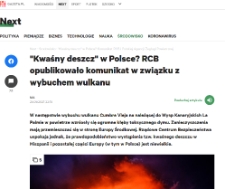 Komentarz R. Dobrowolskiego po wybuchu wulkanu Cumbre Vieja na wyspie La Palma