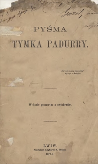 Pyśma Tymka Padurry
