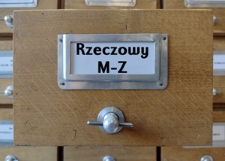 Rękopisy. Rzeczowy. M-Z
