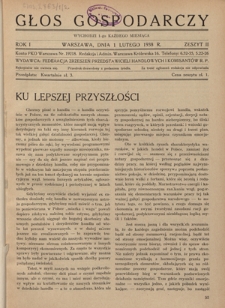 Głos Gospodarczy. R 1, z. 2 (1 lutego 1938)