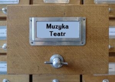 Muzyka. Teatr. Katalog afiszy