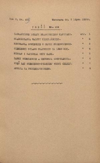 Wiadomości Finansowe : wydawnictwo perjodyczne Ajencji Wschodniej R. 5, nr 454 (9 lipca 1930)