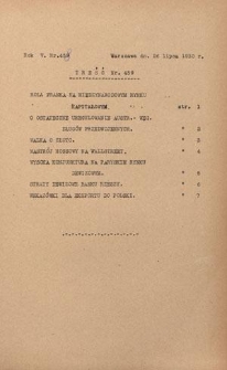 Wiadomości Finansowe : wydawnictwo perjodyczne Ajencji Wschodniej R. 5, nr 459 (26 lipca 1930)