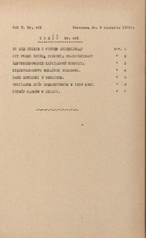 Wiadomości Finansowe : wydawnictwo perjodyczne Ajencji Wschodniej R. 5, nr 461 (6 sierpnia 1930)