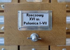 Polonica. XVI. Rzeczowy I-VII