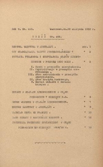 Wiadomości Finansowe : wydawnictwo perjodyczne Ajencji Wschodniej R. 5, nr 468 (30 sierpnia 1930)