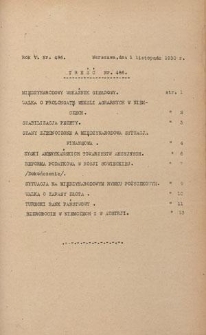 Wiadomości Finansowe : wydawnictwo perjodyczne Ajencji Wschodniej R. 5, nr 486 (1 listopada 1930)