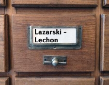 LAZARSKI-LECHON Katalog alfabetyczny