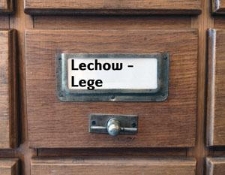 LECHOW-LEGE Katalog alfabetyczny