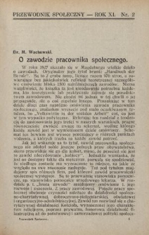 Przewodnik Społeczny : miesięcznik poświęcony kierownictwu stowarzyszeń polskich. R. 11, nr 2 (1930)