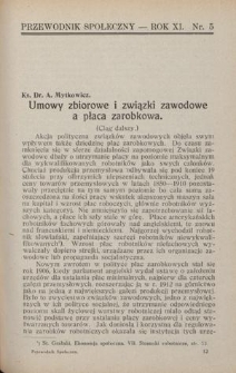 Przewodnik Społeczny : miesięcznik poświęcony kierownictwu stowarzyszeń polskich. R. 11, nr 5 (1930)