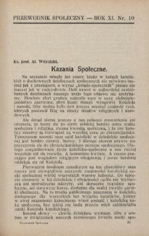 Przewodnik Społeczny : miesięcznik poświęcony kierownictwu stowarzyszeń polskich. R. 11, nr 10 (1930)