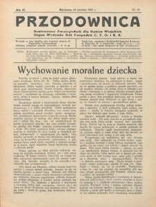 Przodownica : ilustrowany dwutygodnik dla kobiet wiejskich : organ Wydziału Kół Gospodyń C.T.O. i K. R. R. 4, nr 10 (18 czerwca 1933)