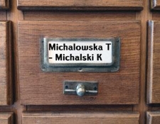 MICHALOWSKA T.-MICHALSKI K. Katalog alfabetyczny