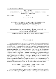 Materialna cecha przestępstwa – słuszna koncepcja czy socjalistyczna naleciałość?