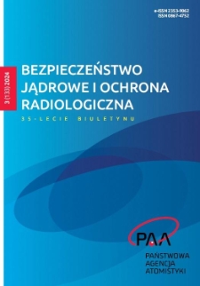 Bezpieczeństwo Jądrowe i Ochrona Radiologiczna. 2024, nr 3=133