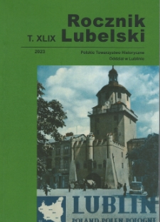 Rocznik Lubelski. T. 49 (2023)