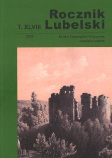 Rocznik Lubelski T. 48 (2022)