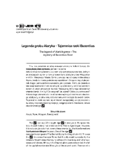 Legenda grobu Alaryka &ndash; tajemnica rzeki Bucentius