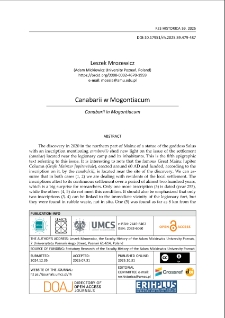 Canabarii w Mogontiacum