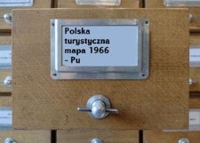 Katalog kartkowy- Polska turystyczna mapa 1966- Pu